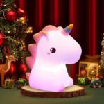 Unicorn LED Night Lamp – Cute Bedside Light for Kids & Decor