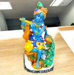 Multicolor Handcrafted Krishna ji With Mayur 🦚 Decorative Showpiece for Pooja | Decoration